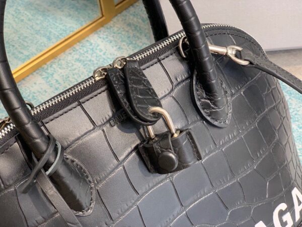 Balenciaga Ville Small Handbag In Black, For Women, Women's Bags 10.2in/26cm