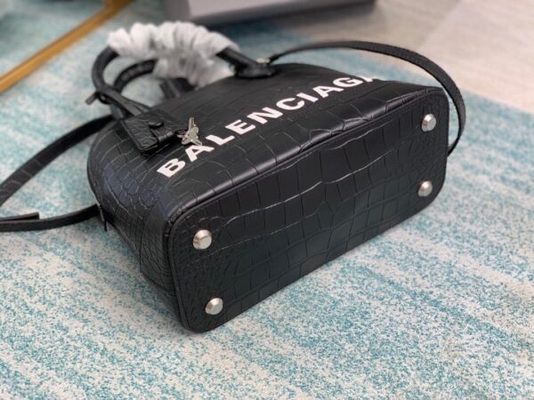Balenciaga Ville Small Handbag In Black, For Women, Women's Bags 10.2in/26cm