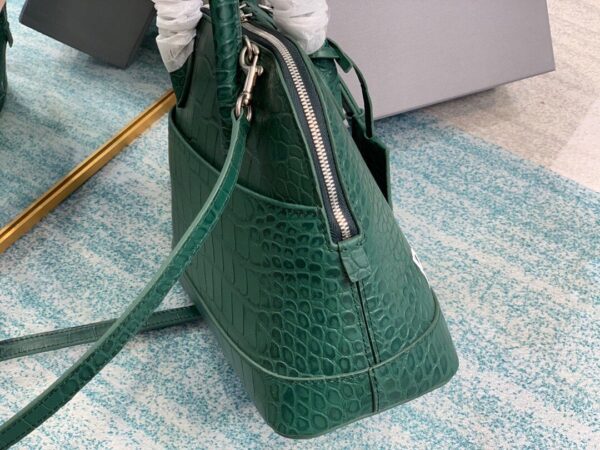Balenciaga Ville Small Handbag In Dark Green, For Women, Women's Bags 10.2in/26cm
