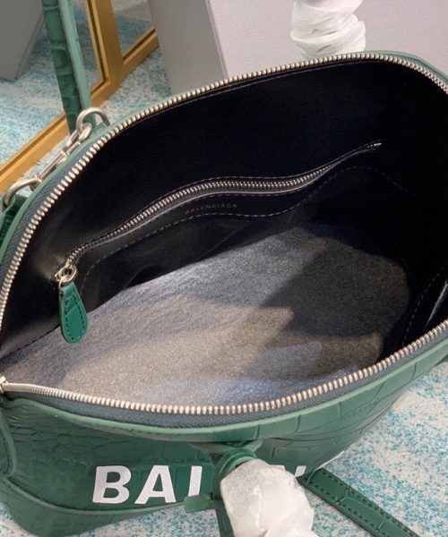 Balenciaga Ville Small Handbag In Dark Green, For Women, Women's Bags 10.2in/26cm