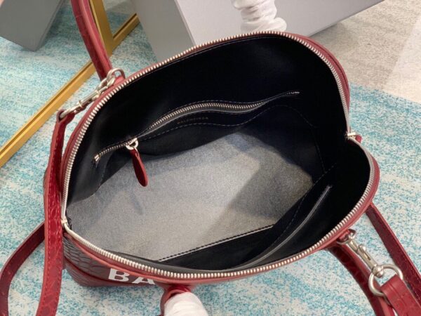 Balenciaga Ville Small Handbag In Dark Red, For Women, Women's Bags 10.2in/26cm