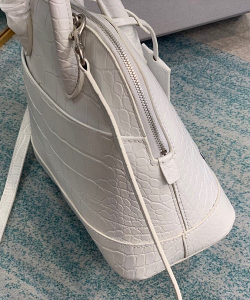 Balenciaga Ville Small Handbag In White, For Women, Women's Bags 10.2in/26cm