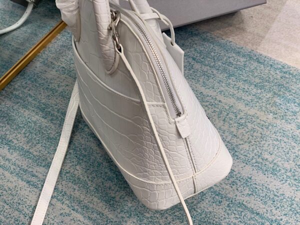 Balenciaga Ville Small Handbag In White, For Women, Women's Bags 10.2in/26cm