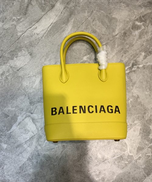 Balenciaga Ville XXS Tote Bag In Yellow, For Women, Women's Bags 8.3in/21cm