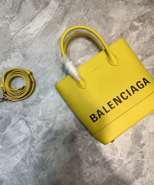 Balenciaga Ville XXS Tote Bag In Yellow, For Women, Women's Bags 8.3in/21cm