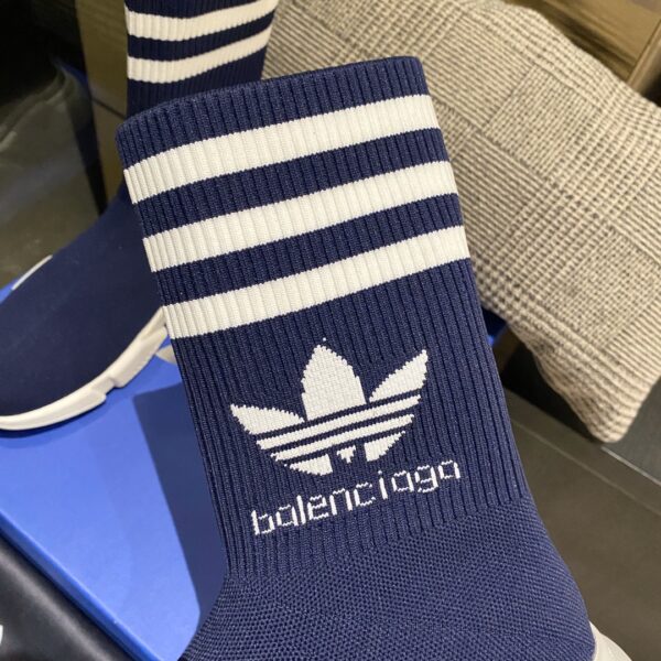 Balenciaga x Adidas Speed Trainers Dark Blue For Women