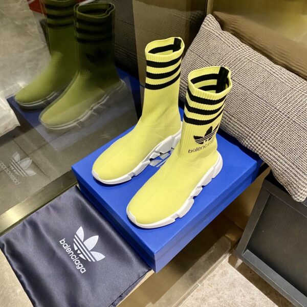 Balenciaga x Adidas Speed Trainers Yellow For Women
