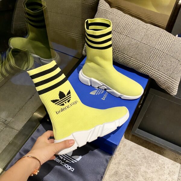 Balenciaga x Adidas Speed Trainers Yellow For Women