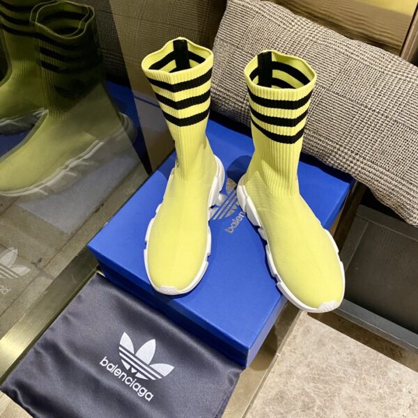 Balenciaga x Adidas Speed Trainers Yellow For Women