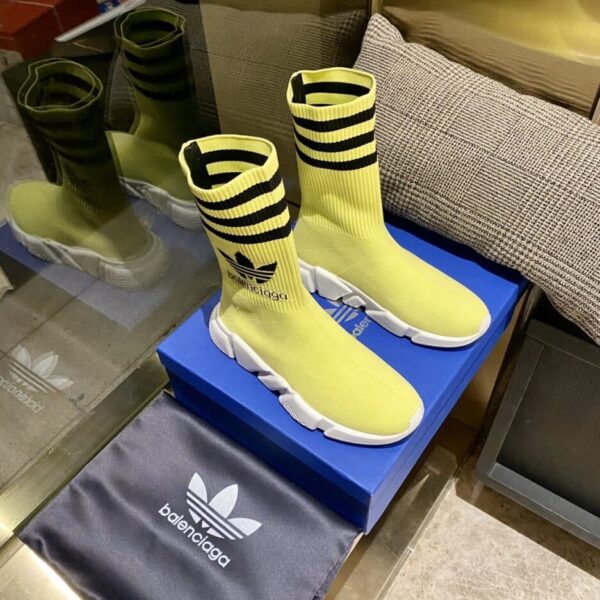 Balenciaga x Adidas Speed Trainers Yellow For Women