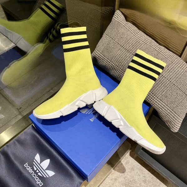 Balenciaga x Adidas Speed Trainers Yellow For Women