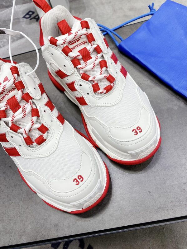 Balenciaga x Adidas Triple s Trainers Clear Sole White For Women