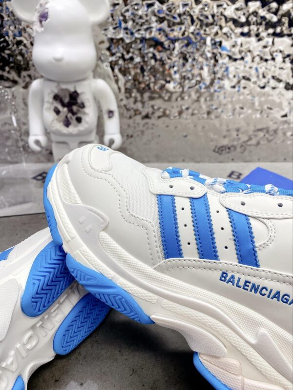Balenciaga x Adidas Triple s Trainers Clear Sole White For Women