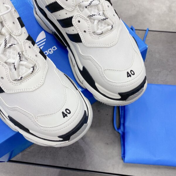 Balenciaga x Adidas Triple s Trainers Clear Sole White For Women