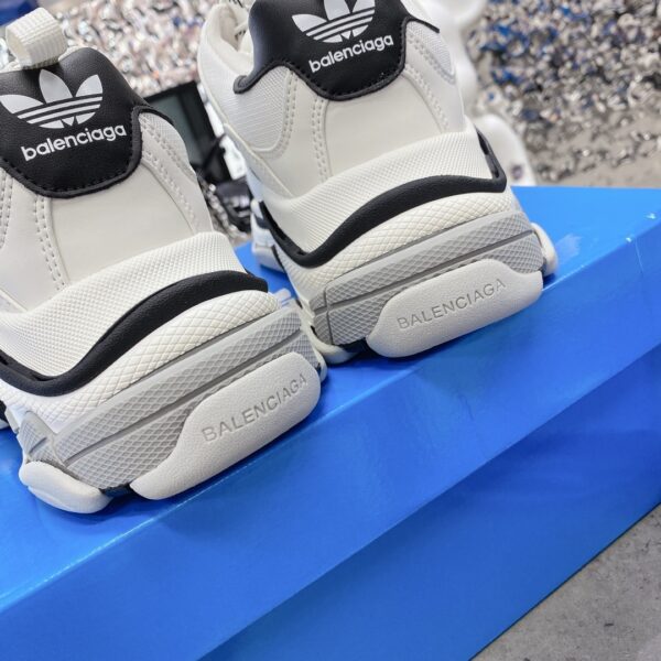 Balenciaga x Adidas Triple s Trainers Clear Sole White For Women