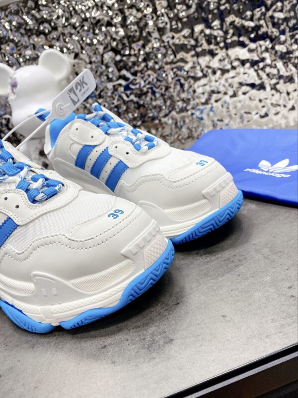 Balenciaga x Adidas Triple s Trainers Clear Sole White For Women