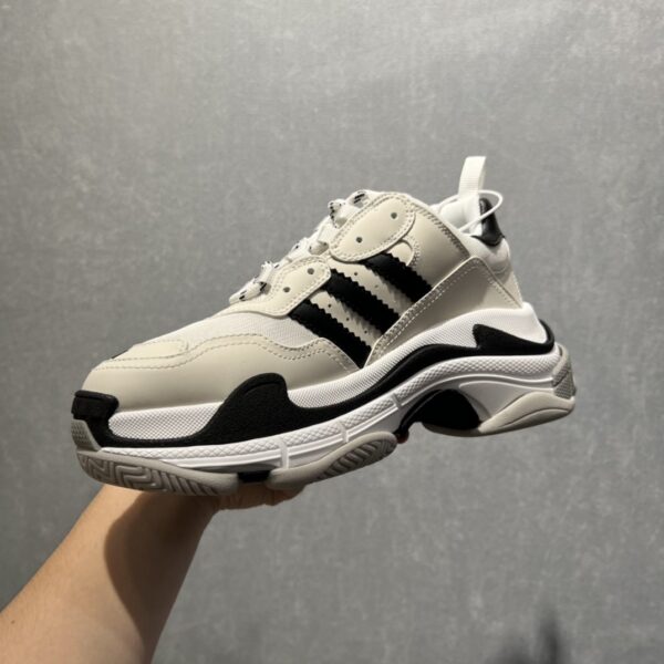 Balenciaga x Adidas Triple S Trainers Grey For Women