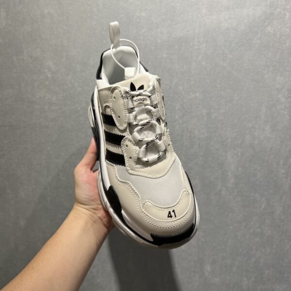 Balenciaga x Adidas Triple S Trainers Grey For Women