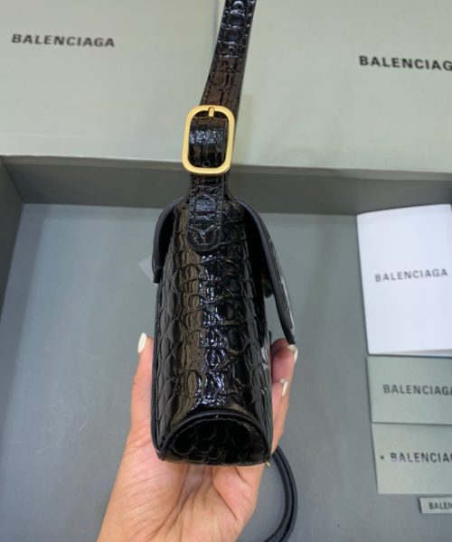 Balenciaga XX Small Flap Bag Box Black, For Women, Women's Bags 10.6in/27cm 6956452108X1000
