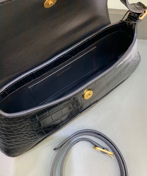 Balenciaga XX Small Flap Bag Box Black, For Women, Women's Bags 10.6in/27cm 6956452108X1000