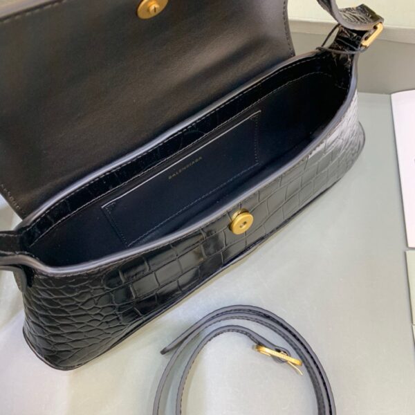 Balenciaga XX Small Flap Bag Box Black, For Women, Women's Bags 10.6in/27cm 6956452108X1000