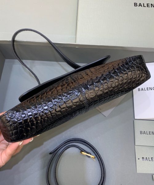 Balenciaga XX Small Flap Bag Box Black, For Women, Women's Bags 10.6in/27cm 6956452108X1000