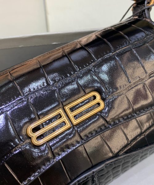 Balenciaga XX Small Flap Bag Box Black, For Women, Women's Bags 10.6in/27cm 6956452108X1000