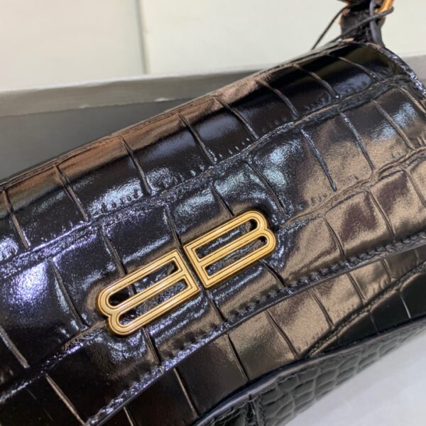 Balenciaga XX Small Flap Bag Box Black, For Women, Women's Bags 10.6in/27cm 6956452108X1000