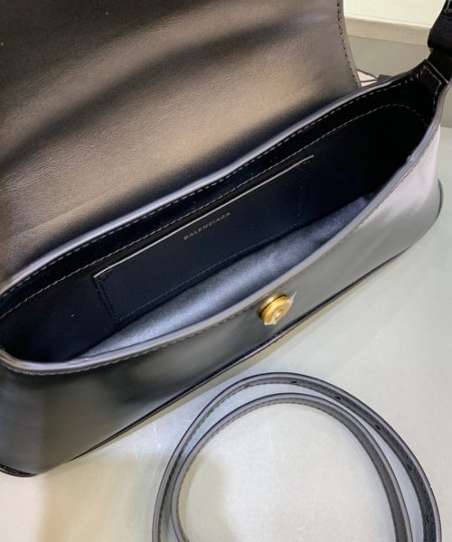 Balenciaga XX Small Flap Bag Box Black, For Women, Women's Bags 10.6in/27cm 695645210961000
