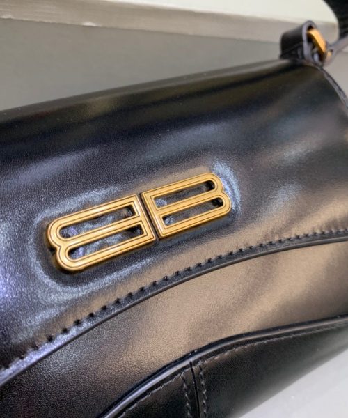 Balenciaga XX Small Flap Bag Box Black, For Women, Women's Bags 10.6in/27cm 695645210961000