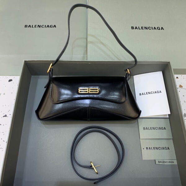 Balenciaga XX Small Flap Bag Box Black, For Women, Women's Bags 10.6in/27cm 695645210961000