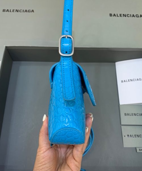 Balenciaga XX Small Flap Bag Box Blue, For Women, Women's Bags 10.6in/27cm 6956452108Y4624