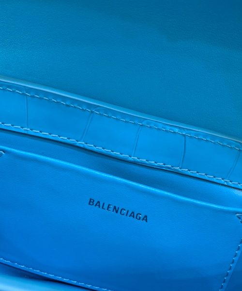 Balenciaga XX Small Flap Bag Box Blue, For Women, Women's Bags 10.6in/27cm 6956452108Y4624