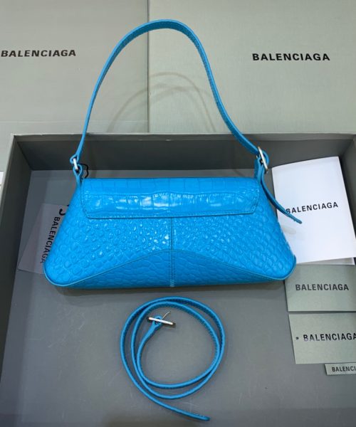 Balenciaga XX Small Flap Bag Box Blue, For Women, Women's Bags 10.6in/27cm 6956452108Y4624
