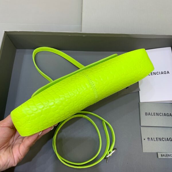 Balenciaga XX Small Flap Bag Box Green Neon, For Women, Women's Bags 10.6in/27cm