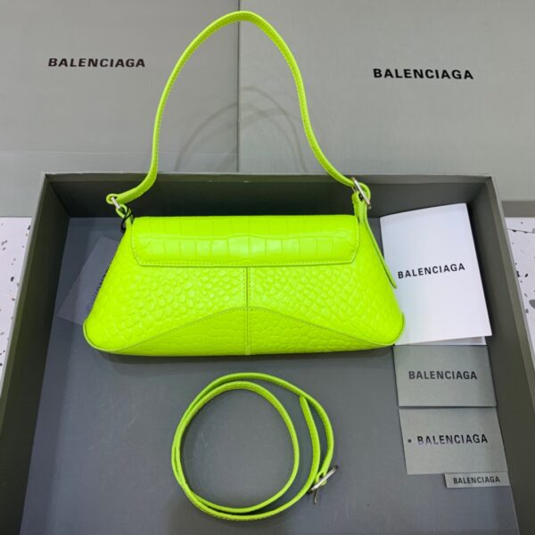 Balenciaga XX Small Flap Bag Box Green Neon, For Women, Women's Bags 10.6in/27cm