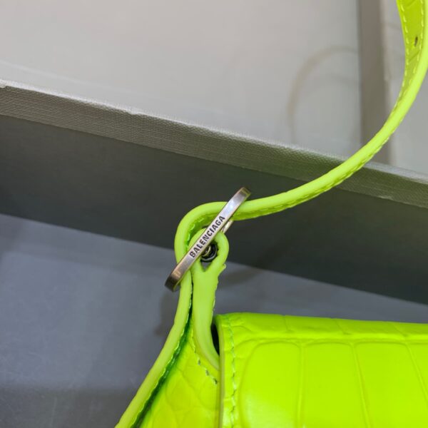 Balenciaga XX Small Flap Bag Box Green Neon, For Women, Women's Bags 10.6in/27cm