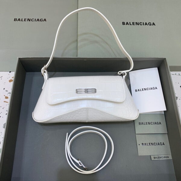 Balenciaga XX Small Flap Bag Box White, For Women, Women's Bags 10.6in/27cm 6956452109A9001
