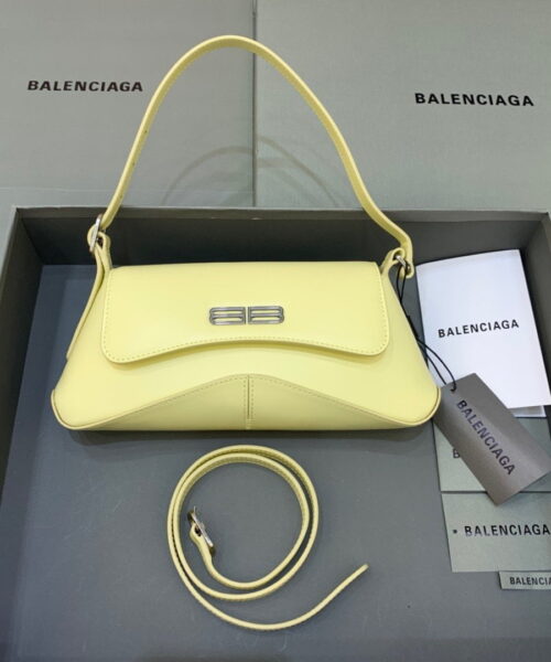 Balenciaga XX Small Flap Bag Box Yellow, For Women, Women's Bags 10.6in/27cm 6956452109A7408