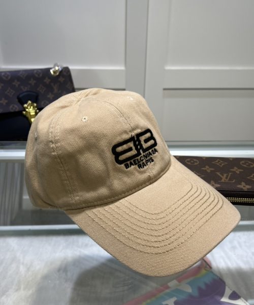 Balenciage BB Paris Icon Cap Cream Cap 704105410B20936