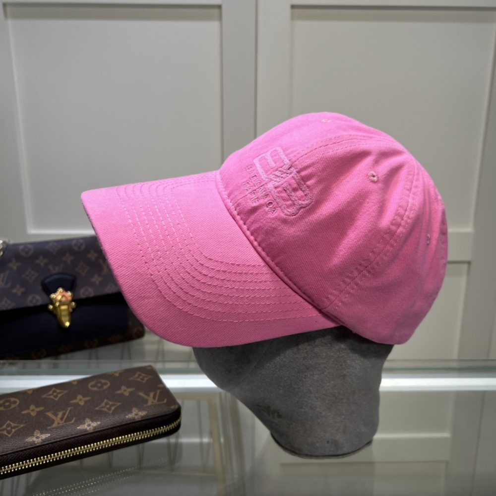 Balenciage BB Paris Icon Cap Pink Cap 704105410B20565 - Image 2