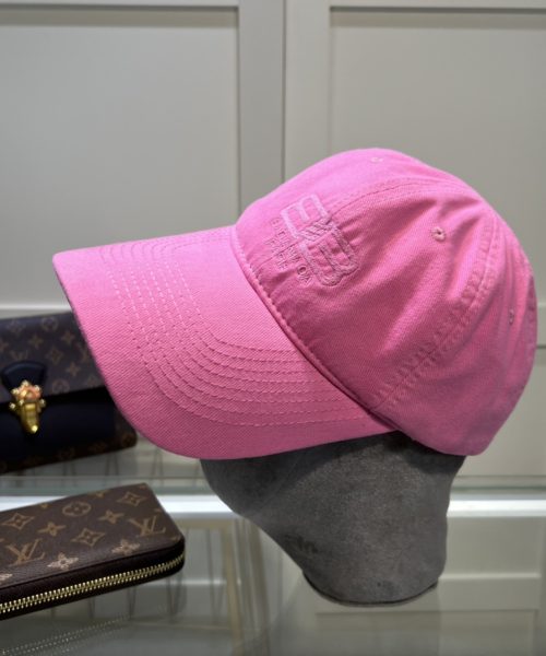 Balenciage BB Paris Icon Cap Pink Cap 704105410B20565