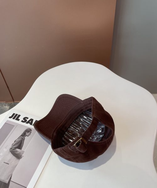 Balenciage BB Sprayed Brown Cap