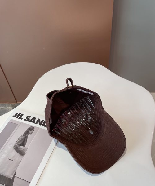Balenciage BB Sprayed Brown Cap