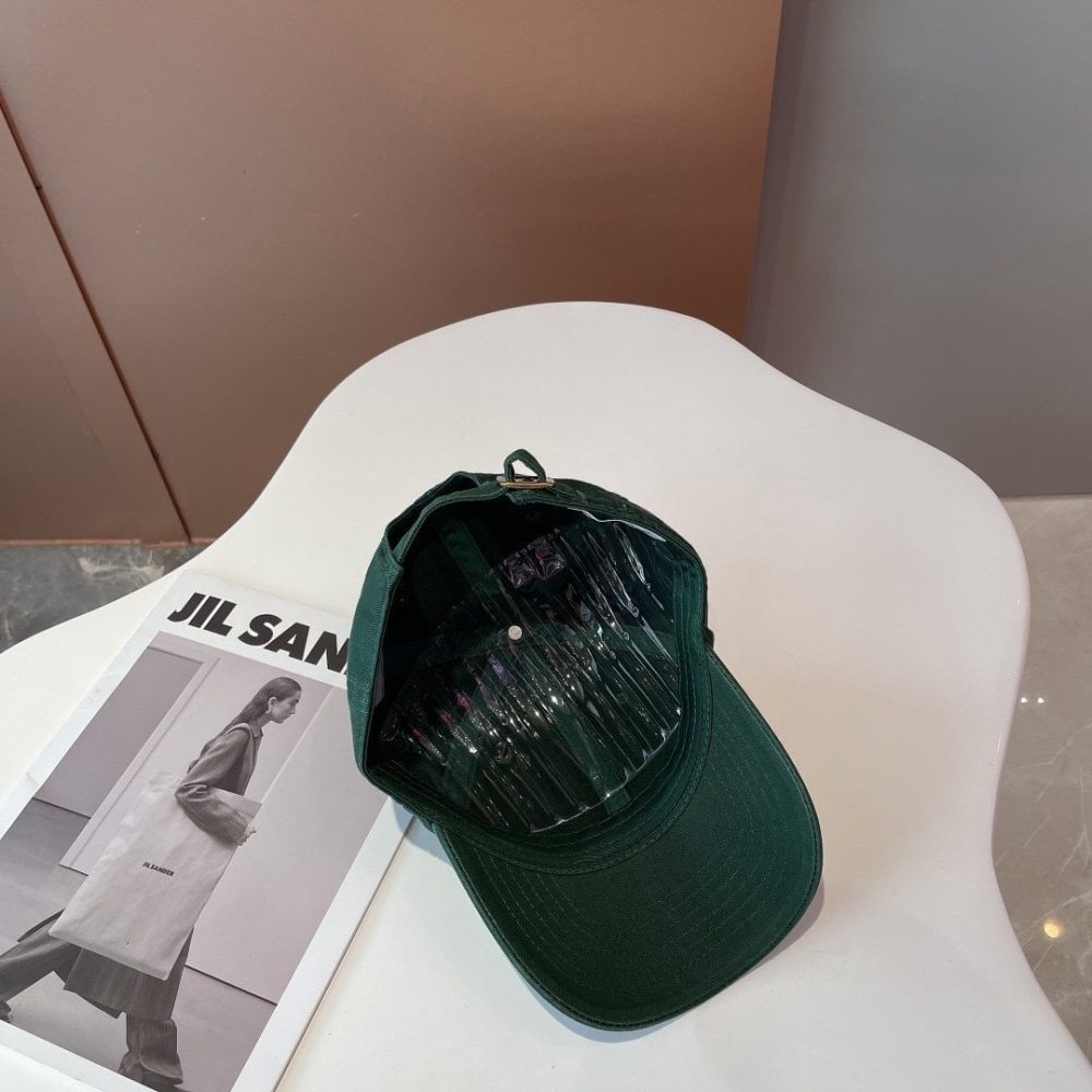 Balenciage BB Sprayed Green Cap - Image 2