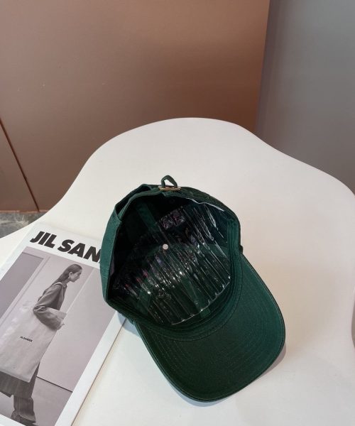 Balenciage BB Sprayed Green Cap