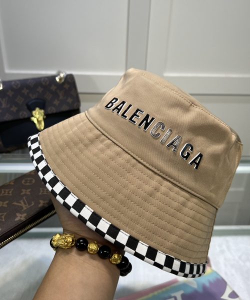 Balenciage Bucket Hat Beige Hat