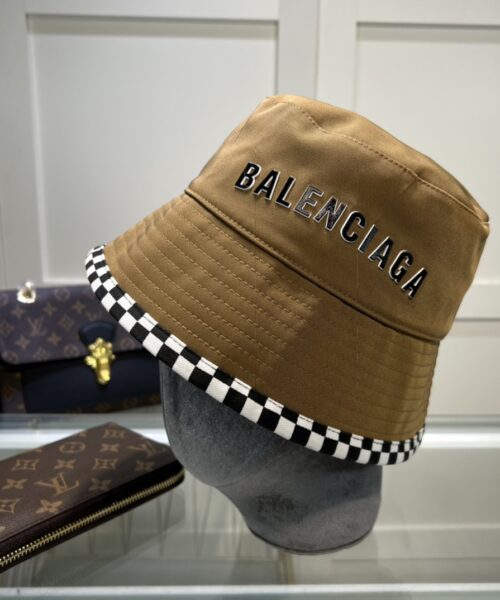 Balenciage Bucket Hat Brown Hat