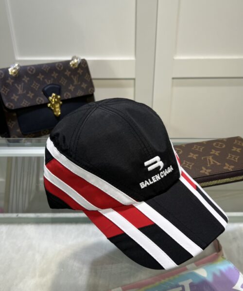 Balenciage Logo Visor Cap Black Cap