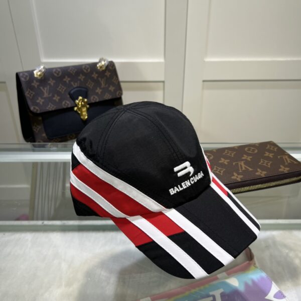 Balenciage Logo Visor Cap Black Cap
